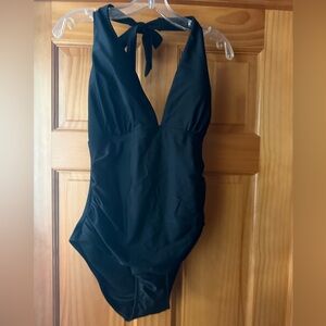 DKNY Black One-Piece Swimsuit